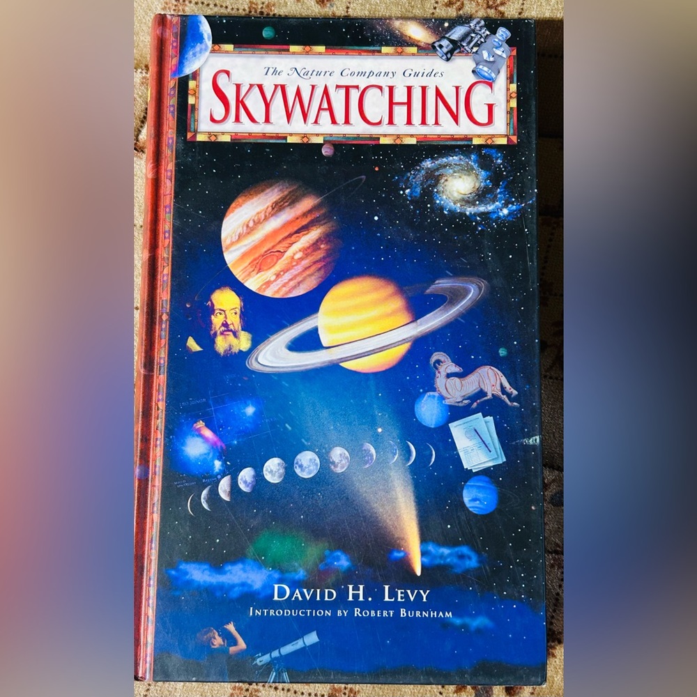 Astronomy Skywatching D H Levy HC Book 1994 Illustrated Constellations